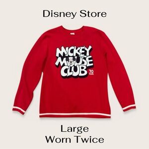 Red Mickey Mouse Club Sweater